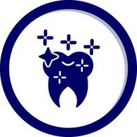 Shining Tooth Vector Icon