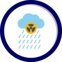 icono de vector de lluvia ácida