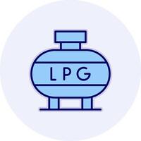 licuado petróleo gas vector icono