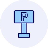 Parking Sign Vector Icon