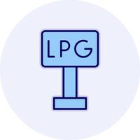 Liquefied Petroleum Gas Vector Icon