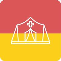 Refugee Camp Vector Icon