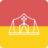 Refugee Camp Vector Icon