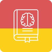 neurología libro vector icono