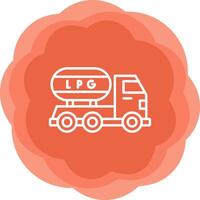 Gas Truck Vector Icon