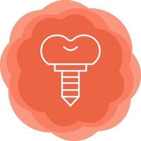 Dental Implant Vector Icon