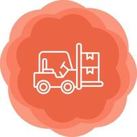 Forklift Vector Icon