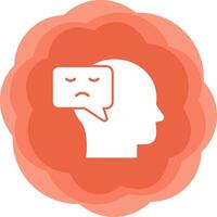 Negative Thinking Vector Icon