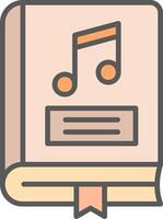 Music Book Vector Icon