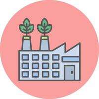 Eco Factory Vector Icon