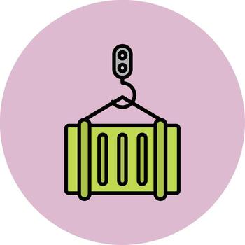 icono de vector de contenedor