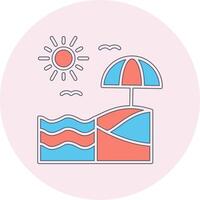 Beach Vector Icon