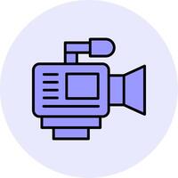 icono de vector de cámara de vídeo