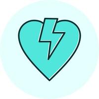 Broken Heart Vector Icon