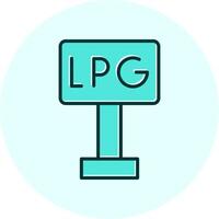 Liquefied Petroleum Gas Vector Icon