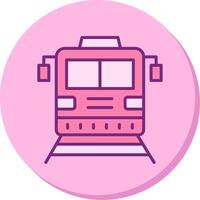 icono de vector de tren