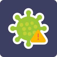 icono de vector de virus