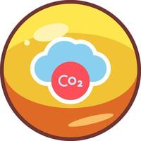 icono de vector de co2