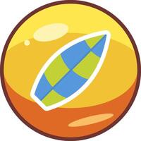 Surfboard Vector Icon