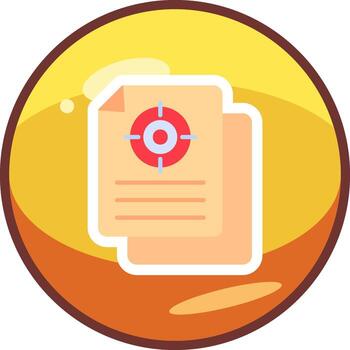 Objective Vector Icon