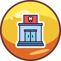 Dental Clinic Vector Icon