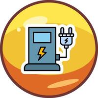 Charging Station Vector Icon