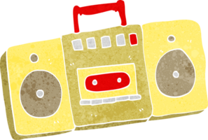 cartoon radio cassette player png