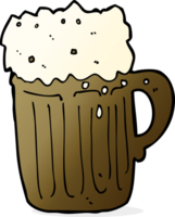 cartoon mug of beer png