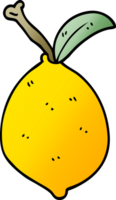 cartoon doodle organic lemon png
