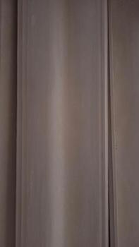 White Patterns on the ceiling gypsum sheets photo