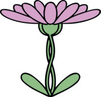 fiore simpatico cartone animato png