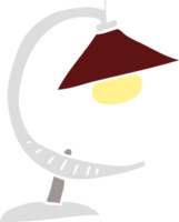 lampe de bureau doodle dessin animé png