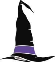 chapeau de sorcière doodle dessin animé png