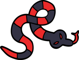 cartoon doodle poisonous snake png