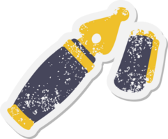 old fountain pen grunge sticker png