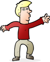 cartoon reaching man png