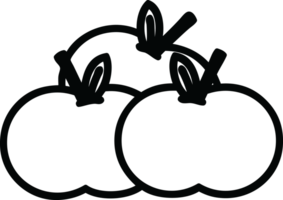 ícone de pilha de maçãs png