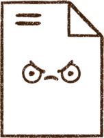 Note Paper Charcoal Drawing png