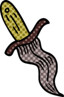 tecknad doodle tatuering dolk symbol png