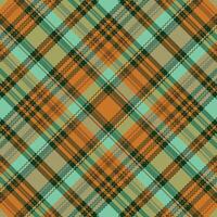 Tartan plaid pattern with texture and warm color. vector