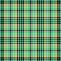 Tartan plaid pattern with texture and warm color. vector