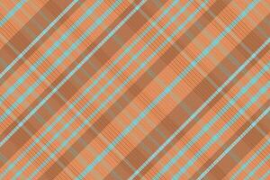 Tartan plaid pattern with texture and warm color. vector