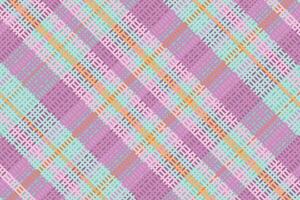 Tartan plaid pattern with texture and warm color. vector