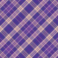 Tartan plaid pattern with texture and warm color. vector
