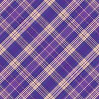 Tartan plaid pattern with texture and warm color. vector