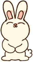 Rabbit Chalk Drawing png