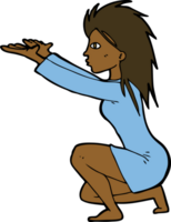 cartoon womn casting spel png