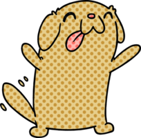 cartone animato kawaii di un simpatico cane png