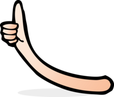 cartoon arm gesture png