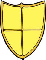 tecknad heraldisk sköld png